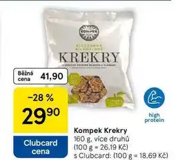 Tesco Kompek Krekry, 160 g, více druhů nabídka