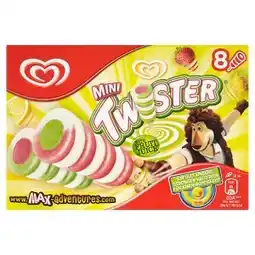 Tesco Algida Mini twister 8 ks 400ml nabídka