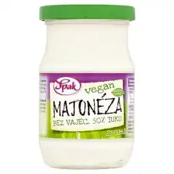 Tesco Spak Vegan majonéza bez vajec 250ml nabídka