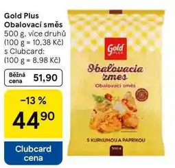 Tesco Gold Plus Obalovací směs, 500 g, více druhů nabídka