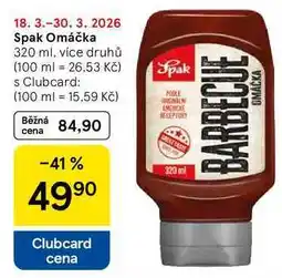 Tesco Spak Omáčka, 320 ml, více druhů nabídka