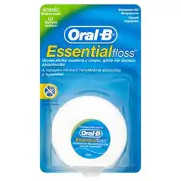 Tesco Oral-B Essential Floss Voskovaná dentální niť s mentolovou příchutí 50m nabídka