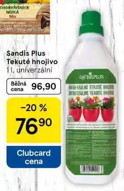 Tesco Sandis Plus Tekuté hnojivo, 1 l, univerzální nabídka