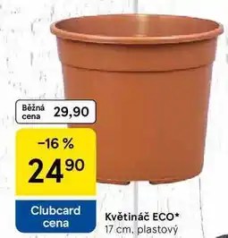 Tesco Květináč ECO, 17 cm. plastový nabídka