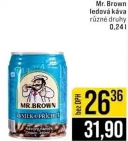 Jip Mr. Brown ledová káva nabídka
