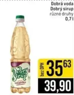 Jip Dobrá voda Dobrý sirup nabídka