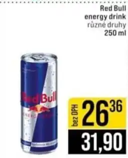 Jip Red Bull energy drink nabídka