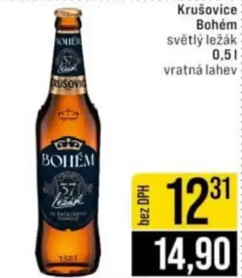 Jip Krušovice Bohém světlý ležák nabídka