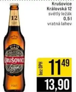 Jip Krušovice Královská 12 světlý ležák nabídka