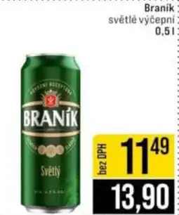 Jip Braník světlé výčepní nabídka