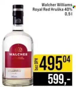 Jip Walcher Williams, Royal Red Hruška 40% nabídka
