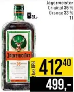 Jip Jägermeister Original 35% Orange 33% nabídka