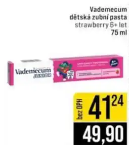 Jip Vademecum dětská zubní pasta strawberry 6+ let nabídka