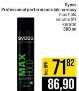 Jip Syoss Professional performance lak na vlasy nabídka