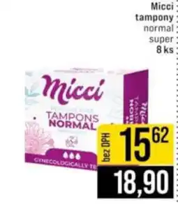 Jip Micci tampony normal super nabídka