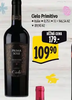 Albert Cielo Primitivo nabídka