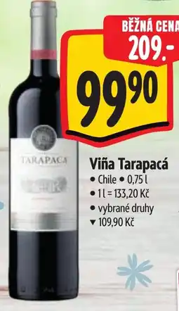 Albert Viña Tarapacá nabídka