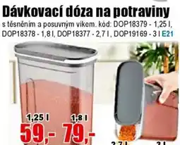 EVA Dávkovací dóza na potraviny nabídka