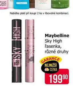 Teta Maybelline Sky High řasenka, různé druhy nabídka