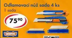 CBA Odlamovací nůž sada 4 ks nabídka