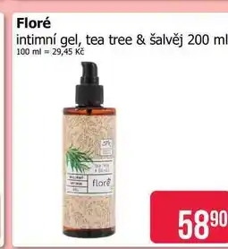 Teta Floré intimní gel, tea tree & šalvěj nabídka