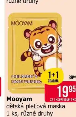 Teta Mooyam dětská pleťová maska 1 ks, různé druhy nabídka