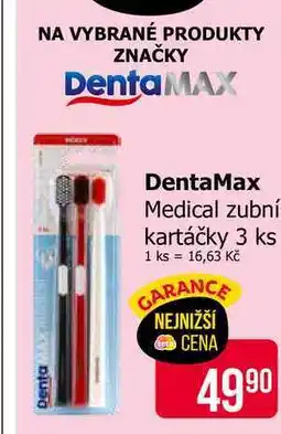 Teta DentaMax Medical zubní kartáčky 3 ks nabídka