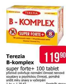 Teta Terezia B-komplex super forte+ 100 tablet nabídka