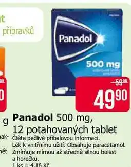 Teta Panadol 500 mg, 12 potahovaných tablet nabídka