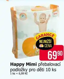 Teta Happy Mimi přebalovací podložky pro děti 10 ks nabídka