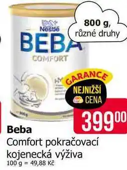 Teta Beba Comfort pokračovací kojenecká výživa nabídka