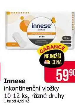 Teta Innese inkontinenční vložky 10-12 ks, různé druhy nabídka