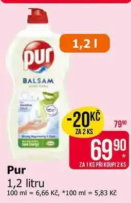 Teta Pur Prostředek k mytí nádobí 1200ml, vybrané druhy nabídka