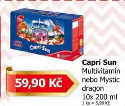 Teta Capri Sun Multivitamín nebo Mystic dragon nabídka