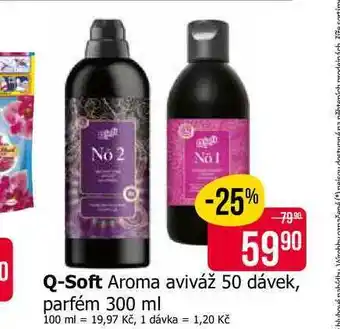 Teta Q-Soft Aroma aviváž 50 dávek, parfém nabídka