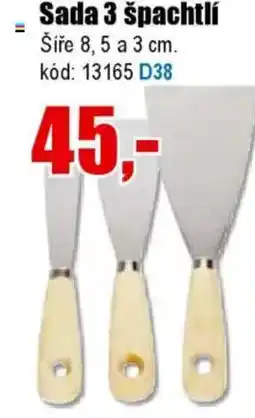 EVA Sada 3 špachtlí nabídka