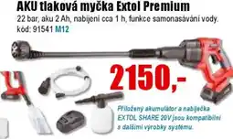 EVA AKU tlaková myčka Extol Premium nabídka
