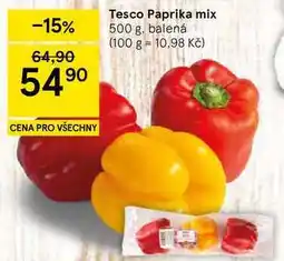 Tesco Tesco Paprika mix, 500 g, balená nabídka