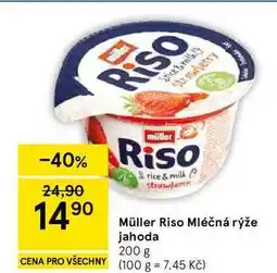 Tesco Müller Riso Mléčná rýže jahoda nabídka