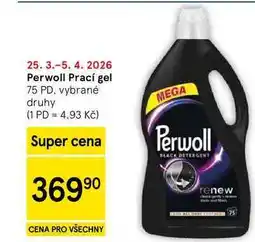 Tesco Perwoll Prací gel, 75 PD, vybrané druhy nabídka