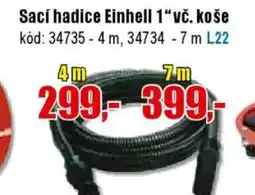 EVA Sací hadice Einhell 1" vč. koše nabídka