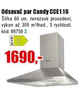 EVA Odsavač par Candy CCE116 nabídka