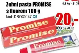EVA Zubní pasta PROMISE s fluorem nabídka