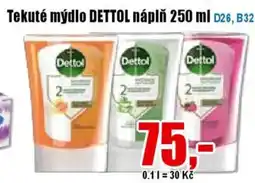 EVA Tekuté mýdlo DETTOL náplň nabídka