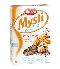Terno Emco Mysli na zdraví, cereálie s pohankou, různé druhy 340g nabídka