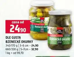 Terno DLE GUSTA BZENECKÉ OKURKY 340/170 g nabídka
