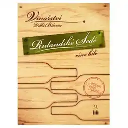 Terno Vinařství Velké Bílovice Rulandské šedé víno bílé 3l nabídka