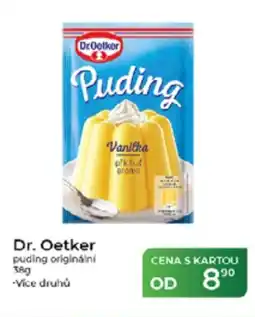 Tamda Foods Dr. Oetker puding originální nabídka