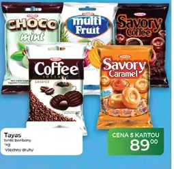 Tamda Foods Tayas tvrdé bonbóny nabídka