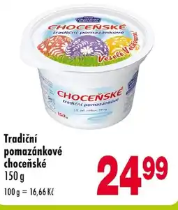 Qanto Tradiční pomazánkové choceňské nabídka